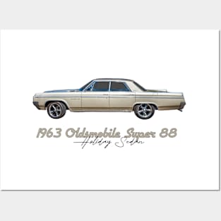 1963 Oldsmobile Super 88 Holiday Sedan Posters and Art